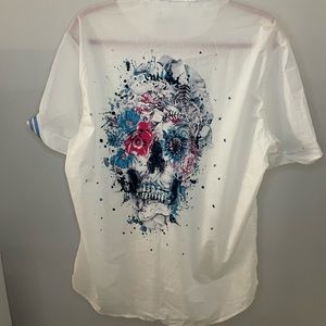 Robert Graham white button down shirt